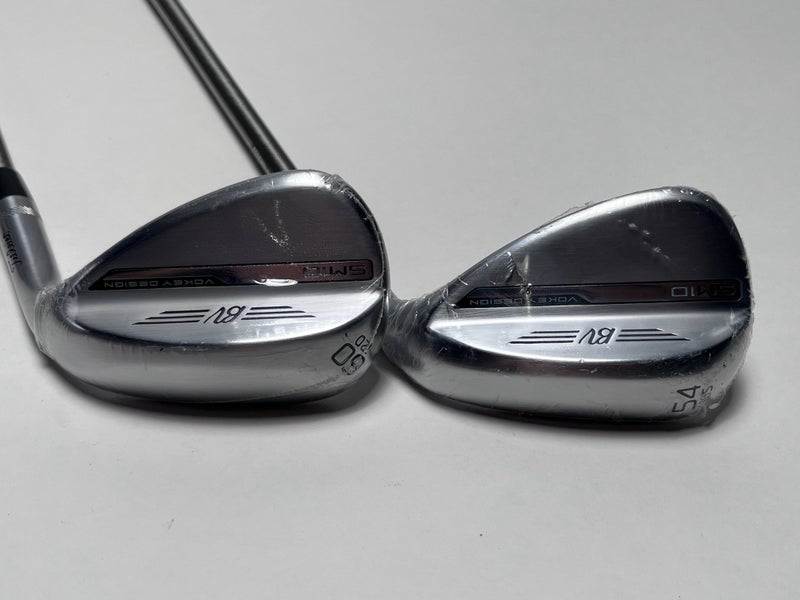 Titleist Vokey SM10 Tour Chrome Wedge Set 54* 10 60* 12 SteelFiber Stiff RH NEW
