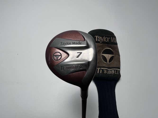 TaylorMade Ti Bubble 2 7 Fairway Wood 21* Bubble 2 R-80 Regular RH HC