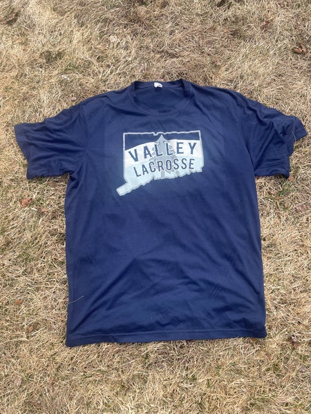 Blue XXL Men's CT Valley Lacrosse Shirt (Used)