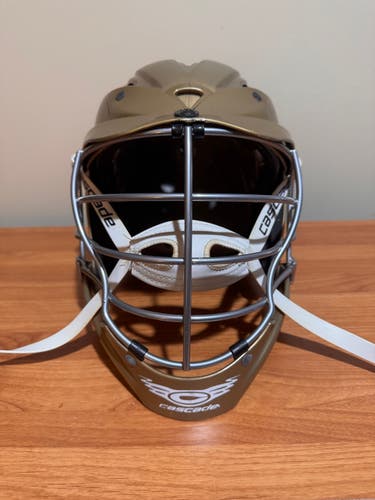 Cascade CPX-R Lacrosse Helmet - Gold / White Chin Strap