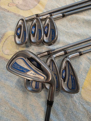 LADIES RIGHT HAND COBRA FP GOLF IRON SET 6-P+GW+SW GRAPHITE NV HL 50