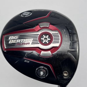 Callaway Big Bertha Alpha 815 Driver 10.5* Fujikura Speeder 565 Senior RH