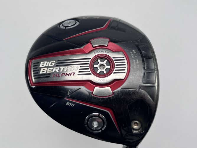 Callaway Big Bertha Alpha 815 Driver 10.5* Fujikura Speeder 565 Senior RH