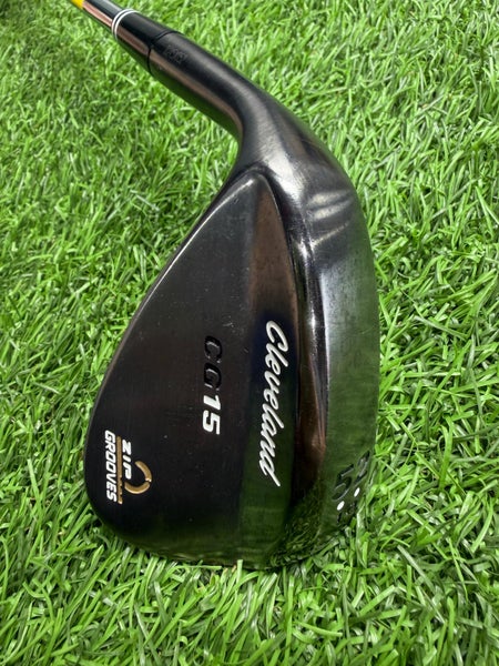 Cleveland - Black CG15 Zip Grooves - Wedge 52|10 - Steel - Wedge Flex - LH