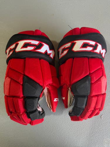 CCM HGTK Tacks Pro Stock Hockey Gloves 14” DEVILS 2972