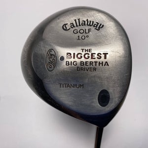Callaway Biggest Big Bertha Driver 10* Grafalloy ProLite 35g Stiff RH