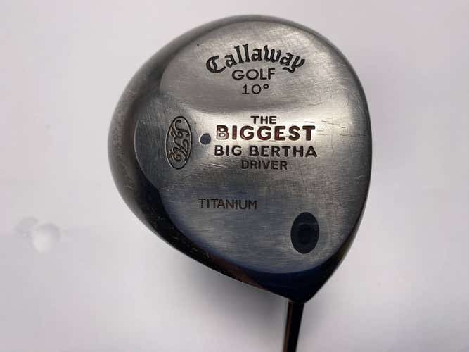 Callaway Biggest Big Bertha Driver 10* Grafalloy ProLite 35g Stiff RH