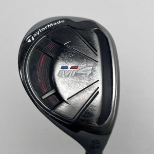 TaylorMade M4 5 Hybrid 25* Fujikura Atmos Red 5A Senior Graphite Mens RH