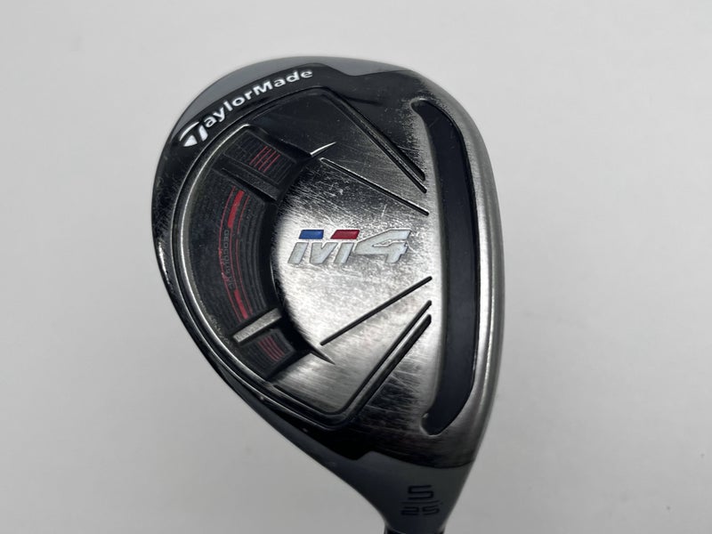 TaylorMade M4 5 Hybrid 25* Fujikura Atmos Red 5A Senior Graphite Mens RH