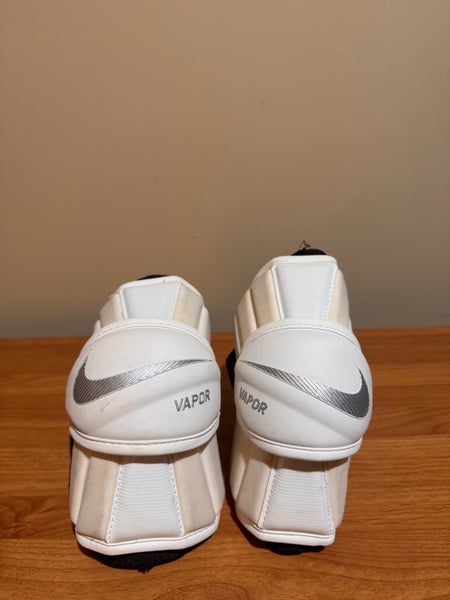 Nike Vapor 2.0 Lacrosse Arm Pads - White - Large