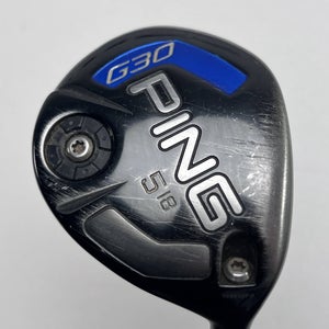 Ping G30 5 Fairway Wood 18* TFC 419 Soft Regular Senior Graphite Mens RH