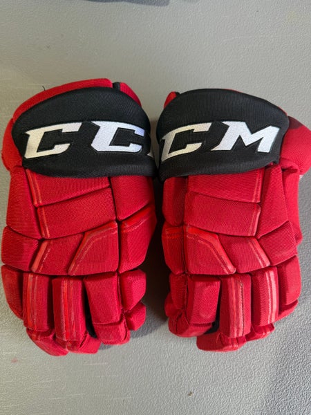 CCM HGQL Pro Stock Hockey Gloves 14” DEVILS 2927