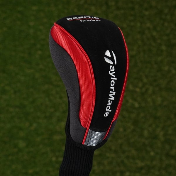 TaylorMade Rescue Fairway Wood Headcover 3 Sock Red / Black ~ WOW!!