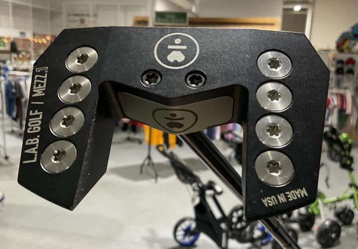 L.A.B. Golf MEZZ.1 Mid-Mallet Putter 35" Steel Shaft 11" Press No. II 1.5 Grip