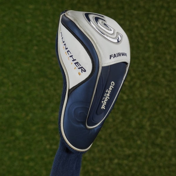 Cleveland Golf Launcher Ultralite Fairway Wood Headcover Sock 3 Blue / White