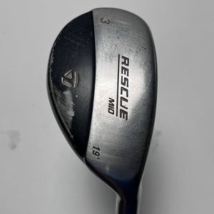 TaylorMade Rescue Mid 3 Hybrid 19* Regular Graphite Mens RH