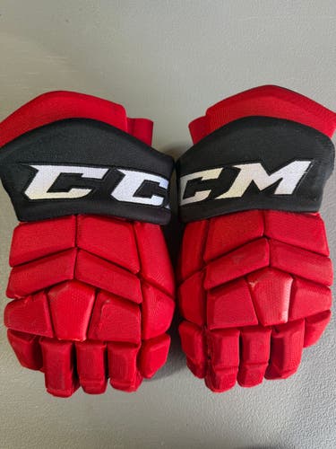 CCM HGTK Tacks Pro Stock Hockey Gloves 15” DEVILS 2857
