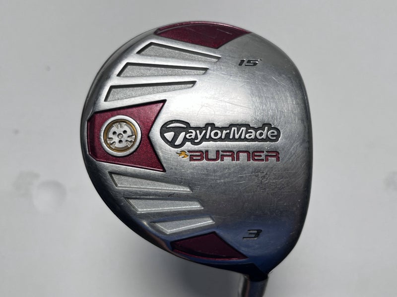 TaylorMade Burner Steel 2007 3 Fairway Wood 15* REAX SuperFast 50g Stiff RH