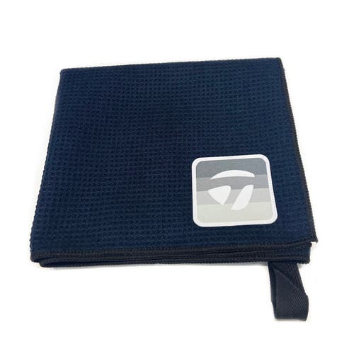 NEW TaylorMade Magnet TBug Black 17x40 Players Golf Towel