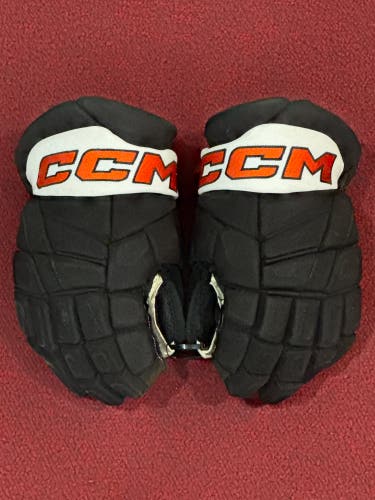 Philadelphia Flyers CCM JetSpeed FT8 Pro Gloves 13" Pro Stock Item#LH813P