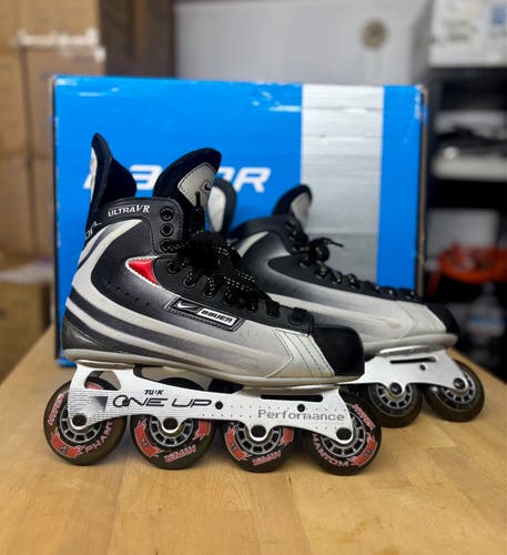Nike Bauer Vapor Ultra VR Inline Hockey Skates - Senior Size 8 (Excellent Condition)