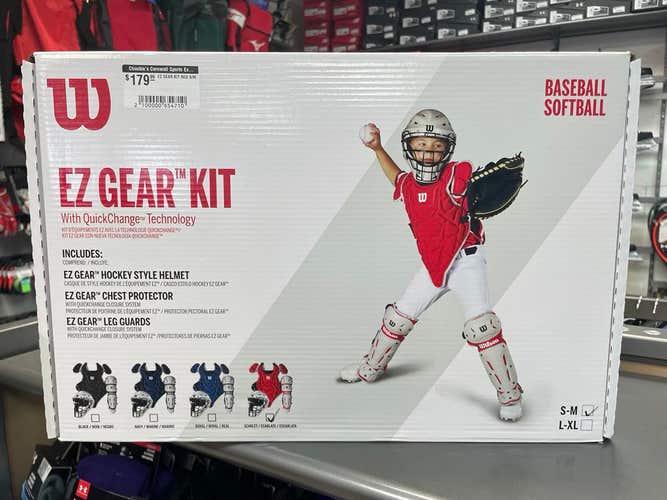 Wilson EZ Gear Youth Catcher's Set - S/M