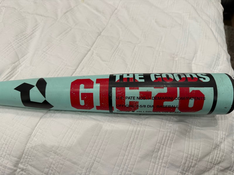 2026 DeMarini The Goods Hybrid BBCOR Certified Bat (-3) 29 oz 32" (Used)
