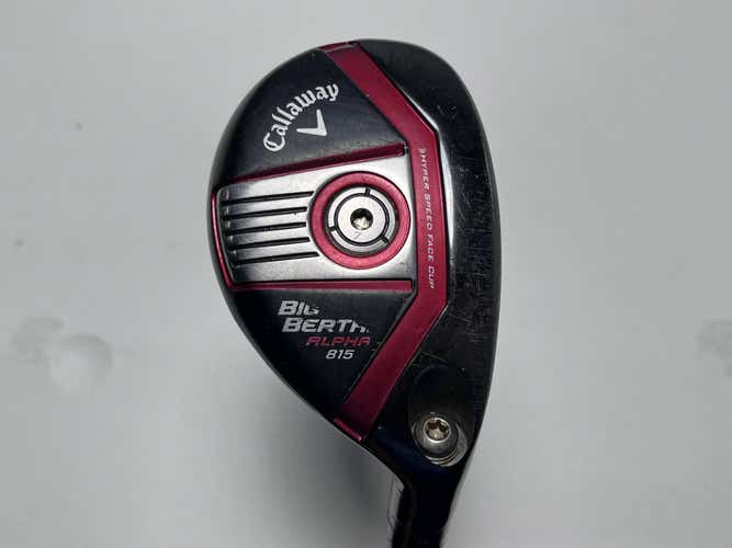 Callaway Big Bertha Alpha 815 Hybrid 23* Fujikura Speeder 865 Regular RH