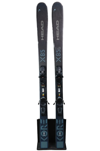 USED 2024 Head Kore X85 163cm Skis with Tyrolia PR 10 Bindings