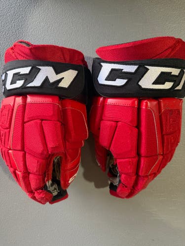 CCM HGCL Crazy Light Pro Stock Hockey Gloves 14” DEVILS 2961
