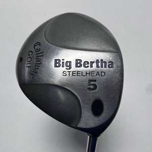 Callaway Steelhead 5 Fairway Wood 18* Memphis "10" 98 Regular Steel Mens RH