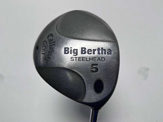 Callaway Steelhead 5 Fairway Wood 18* Memphis "10" 98 Regular Steel Mens RH