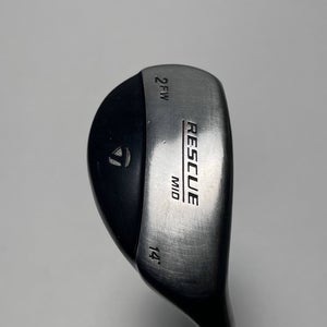 TaylorMade Rescue Mid TP 2 Fairway Hybrid 14* Purple Ice V3X 85g Extra Stiff RH