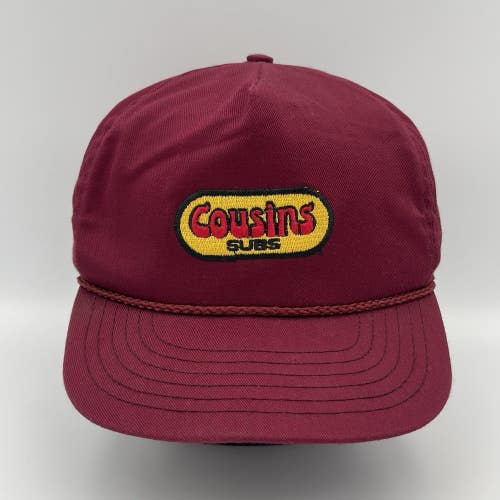 Vintage Cousins Subs Snapback Hat Cap RARE Made In USA