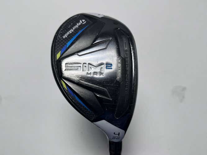 TaylorMade SIM2 MAX Rescue 4 Hybrid 22* Fujikura Ventus Blue 6-R Regular RH
