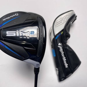 TaylorMade SIM2 MAX 3 Fairway Wood 15* Fujikura Ventus Blue 6-S Stiff RH HC