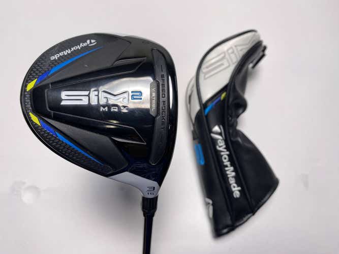 TaylorMade SIM2 MAX 3 Fairway Wood 15* Fujikura Ventus Blue 6-S Stiff RH HC
