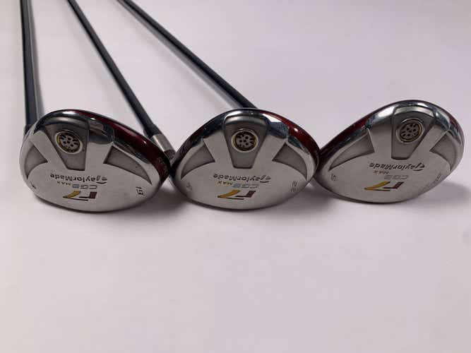 TaylorMade R7 CGB Max Hybrid Set 3 4 5 19* 22* 25* REAX SuperFast 55g Regular RH