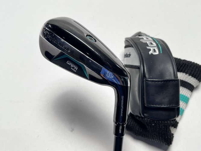 TaylorMade GAPR MID 4 Hybrid 21* KBS Hybrid 80g Stiff Graphite Mens RH HC