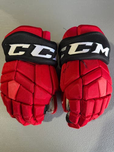 CCM HGTK Tacks Pro Stock Hockey Gloves 14” DEVILS 2868