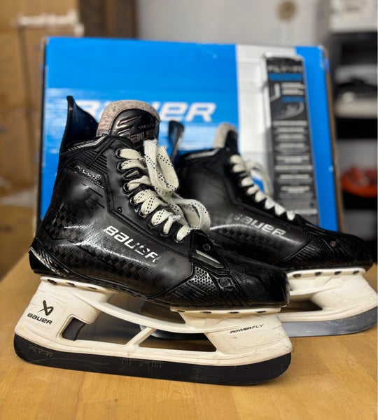 Bauer Supreme Shadow Hockey Skates w/ FlyTi Steel - Senior 8 Wide (Excellent Condition)