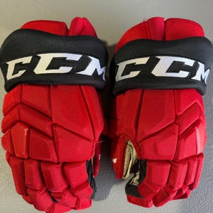 CCM HGTK Tacks Pro Stock Hockey Gloves 15” DEVILS 2879
