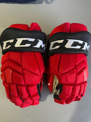 CCM HGTK Tacks Pro Stock Hockey Gloves 15” DEVILS 2879