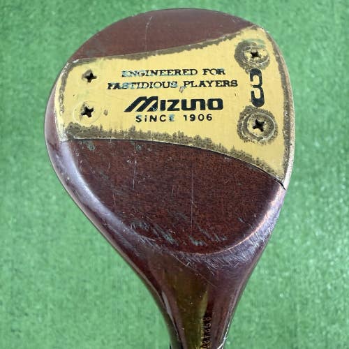 Mizuno SLS Persimmon 3 Wood Vintage Precision FM 5.5 Regular Flex Steel