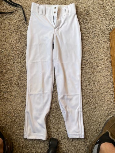 White Unisex Small Youth Champro Game Pants (Used)