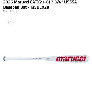 2025 Marucci CATX2 Alloy USSSA Certified Bat (-8) 23 oz 31" (Used)