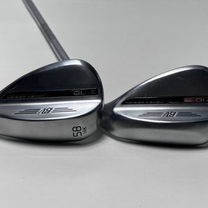 Titleist Vokey SM10 Tour Chrome Wedge Set 54* 8 58* 14 Vokey Wedge Steel Mens RH