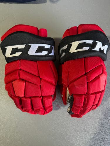 CCM HGTK Tacks Pro Stock Hockey Gloves 14” DEVILS 2880