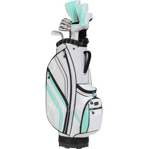 NEW Lady Cleveland Bloom 2023 Grey/Blue 9 Piece Complete Set w/Cart Bag & HC