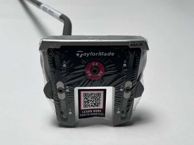 LEFTY TaylorMade Spider GT Max Single Bend Putter 34.5" Mens LH NEW